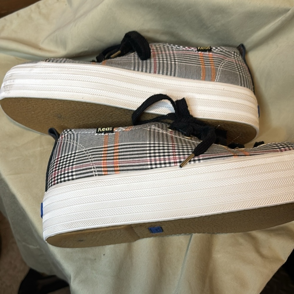 KEDS Triple Up plaid sneakers excellent condition super cute! Size 8.5 - Picture 10 of 15
